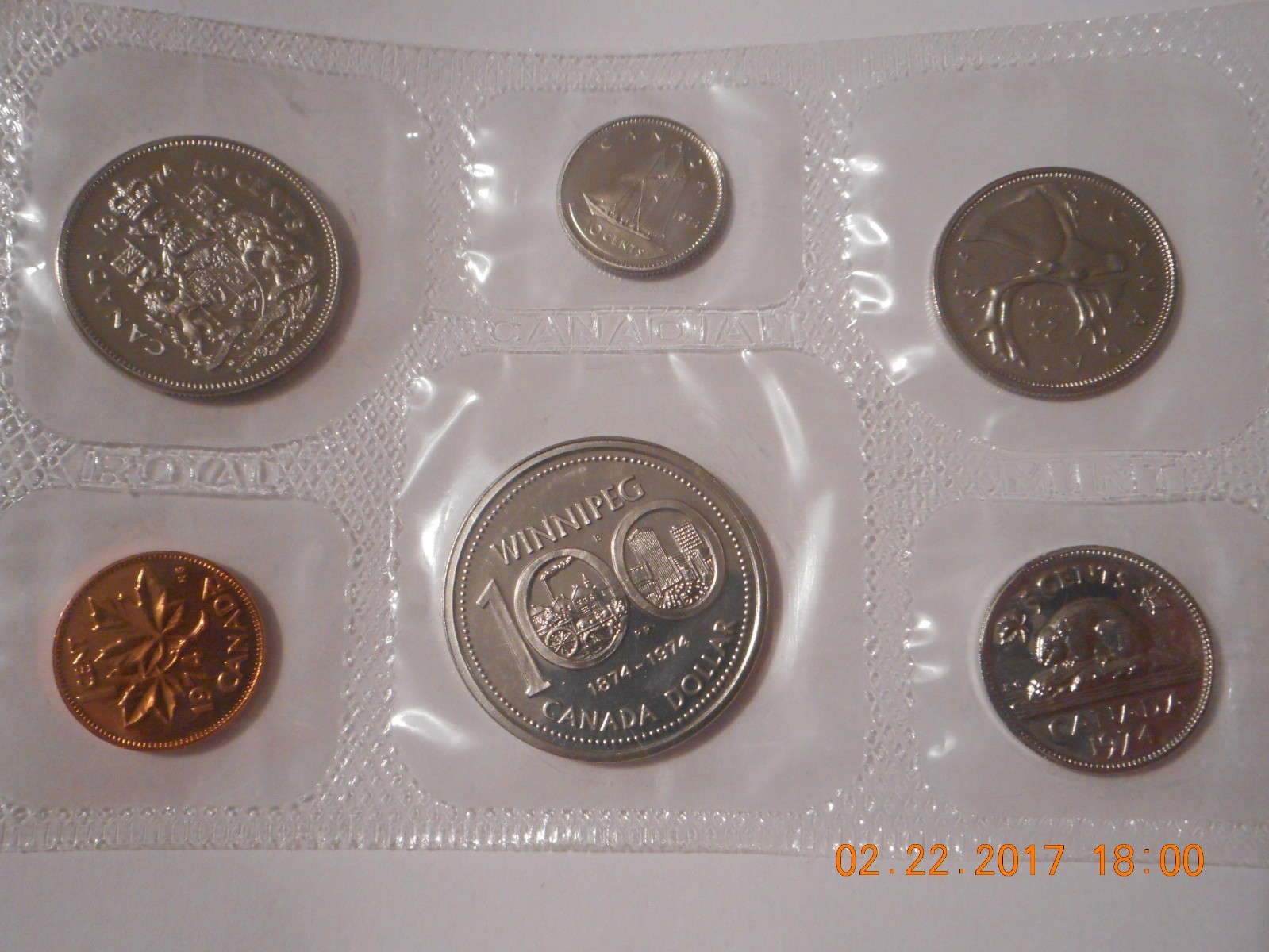 1974 ROYAL CANADIAN MINT UNCIRCULATED SET