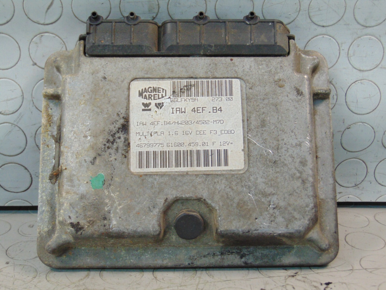 CENTRALINA MOTORE FIAT MULTIPLA 2005 1.6 BENZINA 46799775