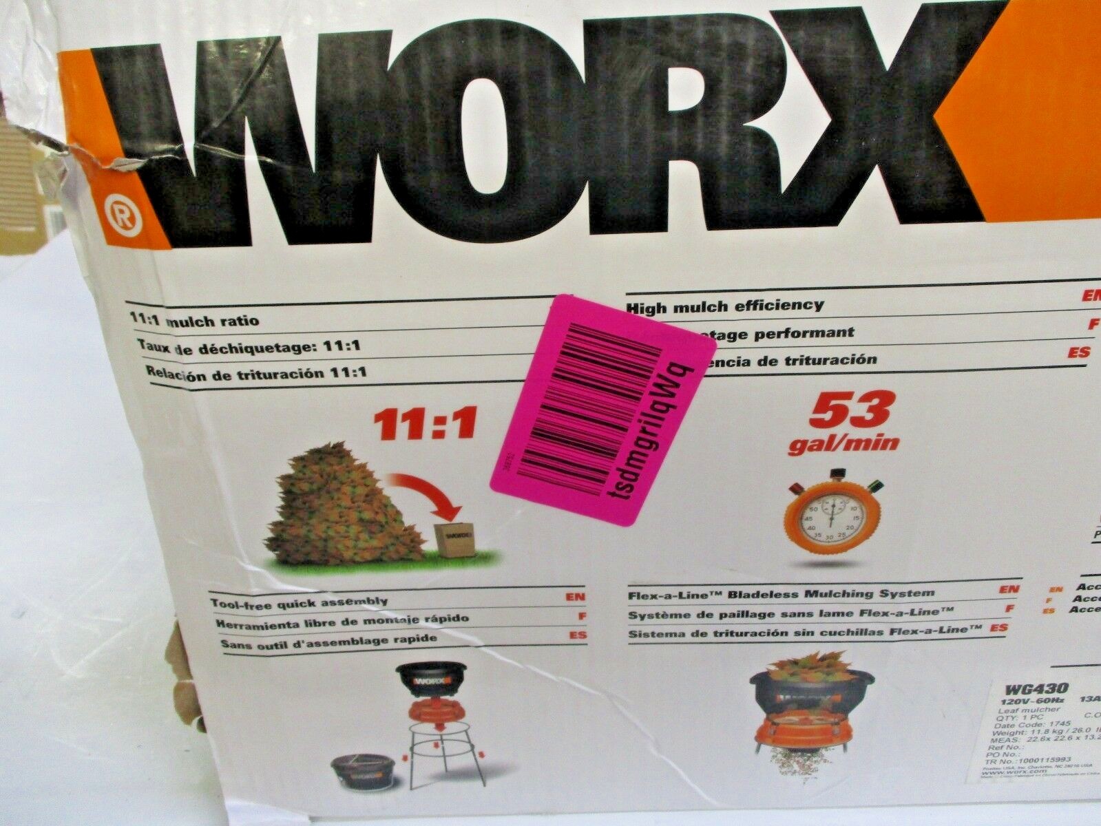 Worx Electric Leaf Mulcher