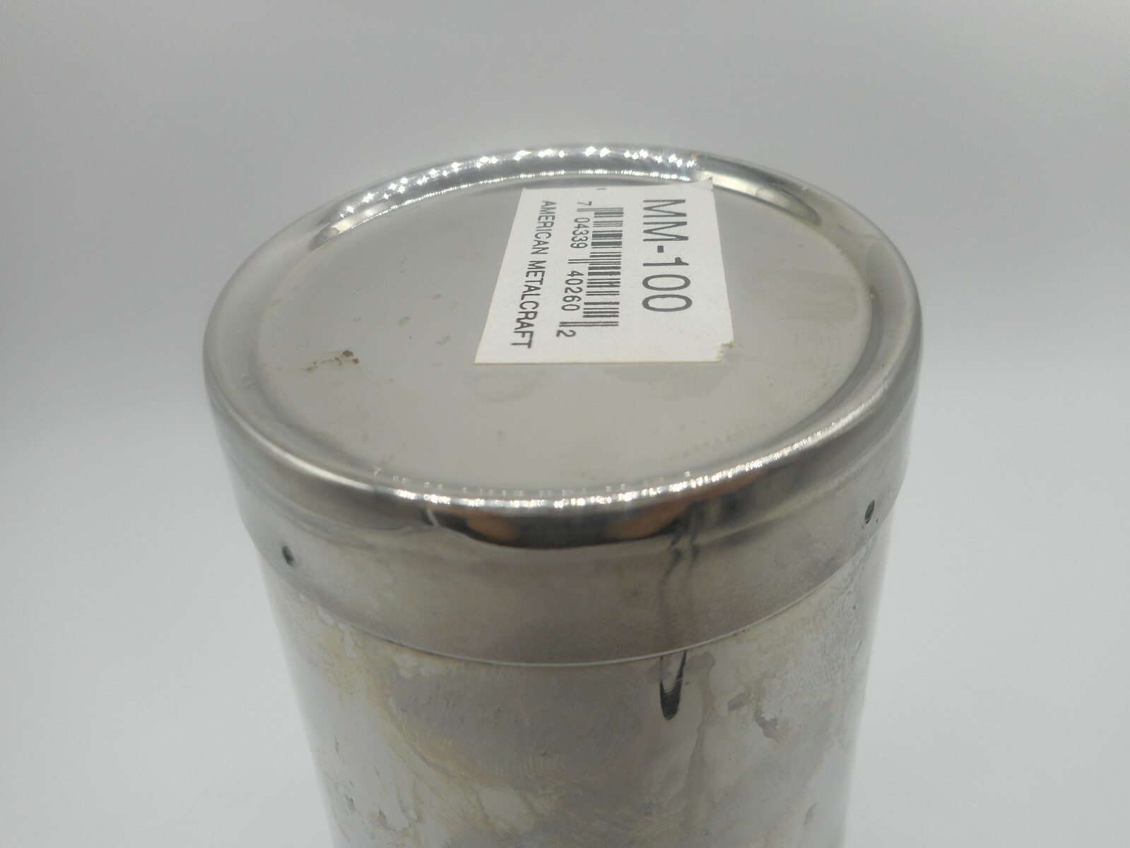 Vintage Hamilton Beach Milkshake Cup Stainless Steel Malt Mixer Soda Replacement