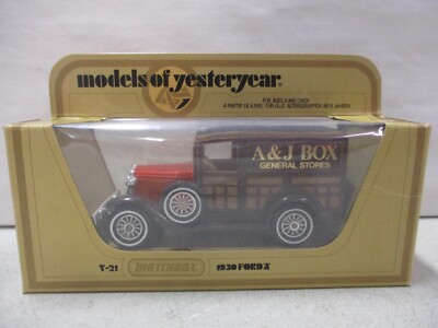 Matchbox Models of Yesteryear 1930 Ford A A&J Box General Stores Y-21 B