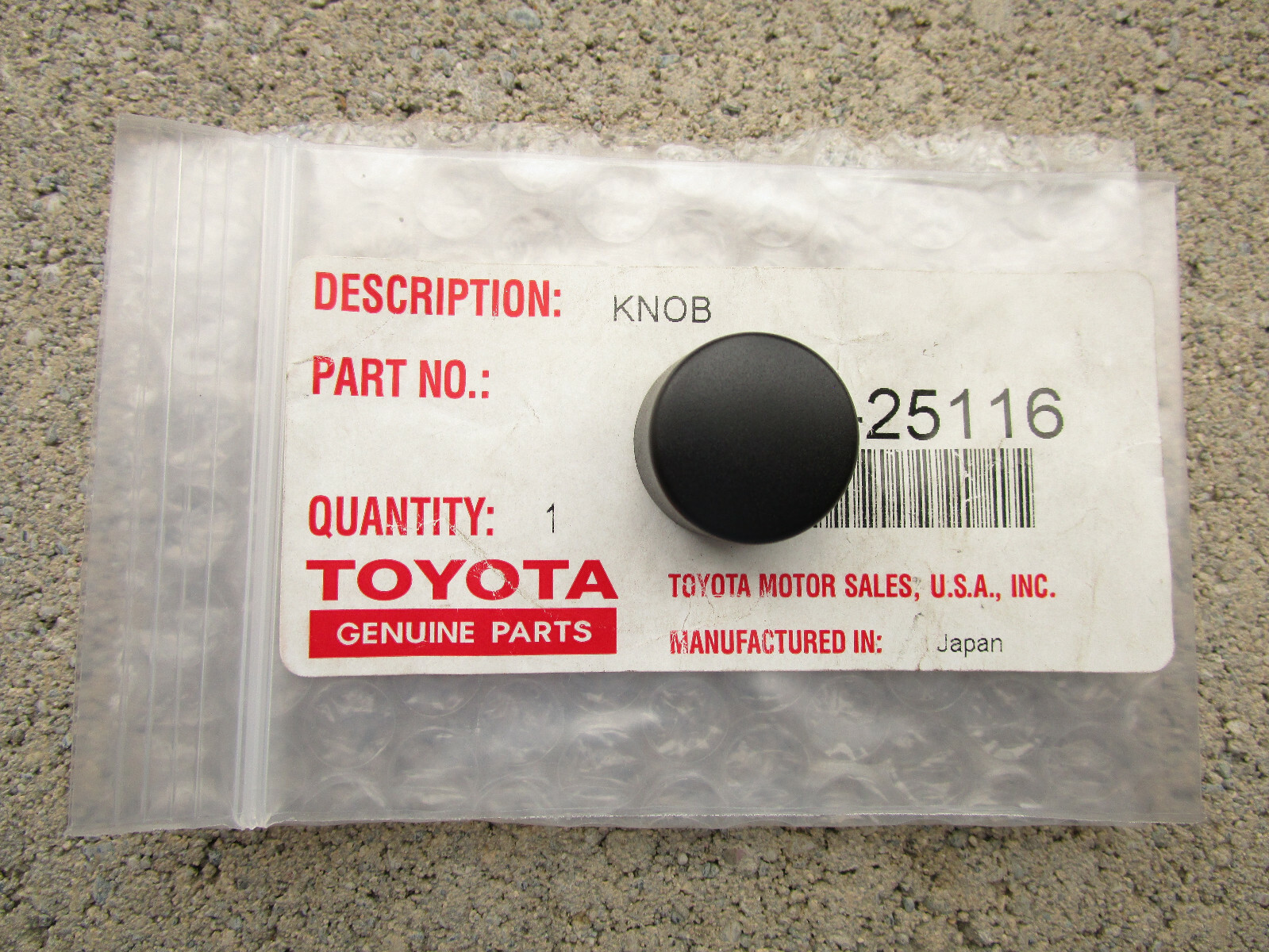 97 - 01 TOYOTA CAMRY RADIO CD CASSETTE PLAYER VOLUME KNOB QTY 1