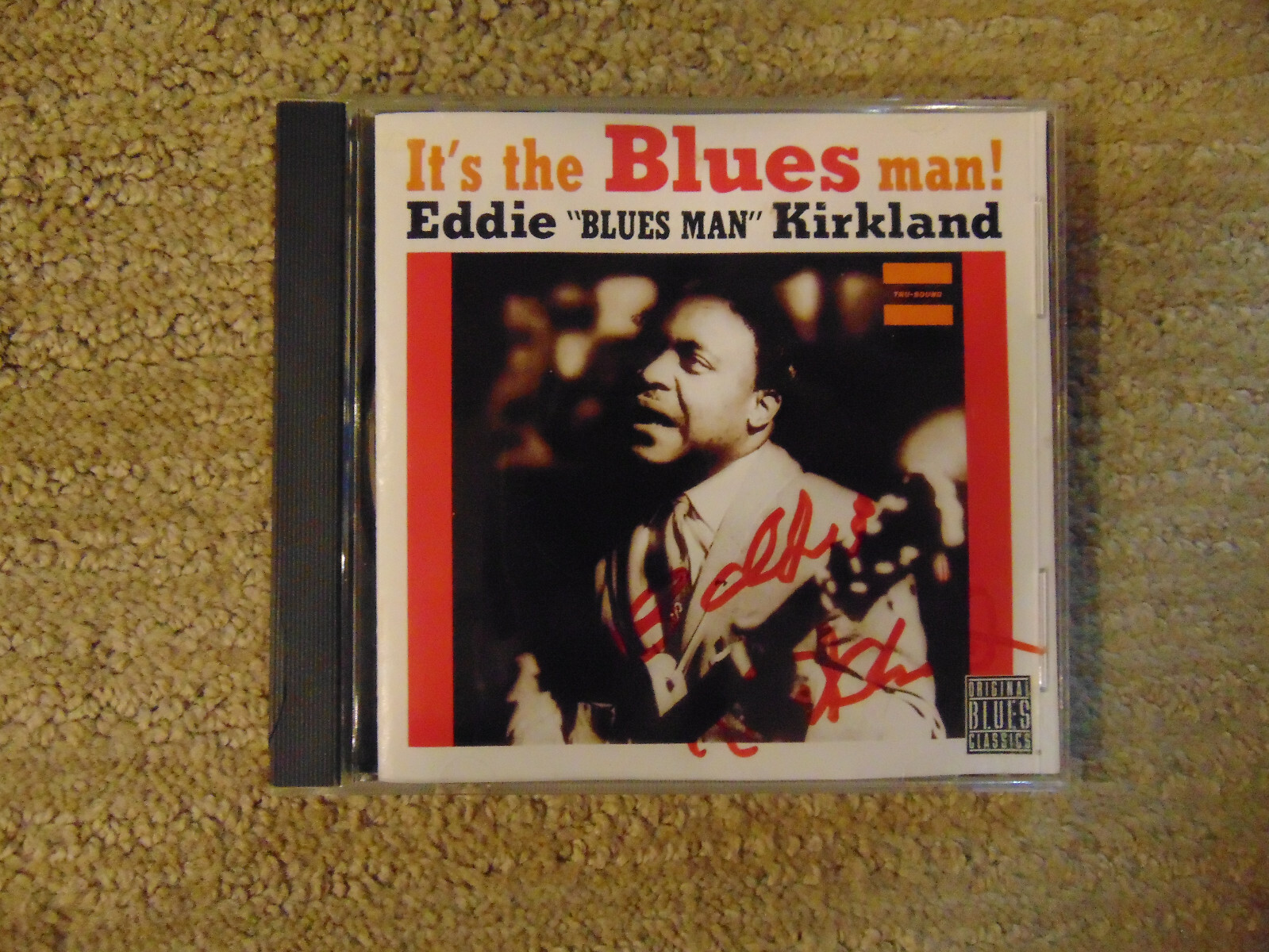 【中古LP】Eddie Kirkland  IT&#39;S THE BLUES MAN EDDIE ”BLUES MAN” KIRKLAND It's The Blues Man! JP MINI LP CD