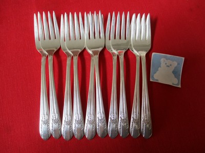 Salad Forks International Silver Plate Court 1939