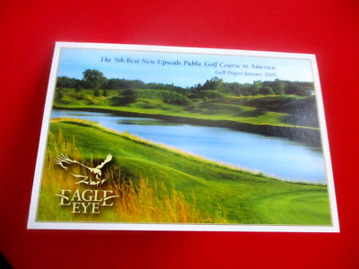 vtg - Golf Scorecard - EAGLE EYE GOLF CLUB gc - Bath MI