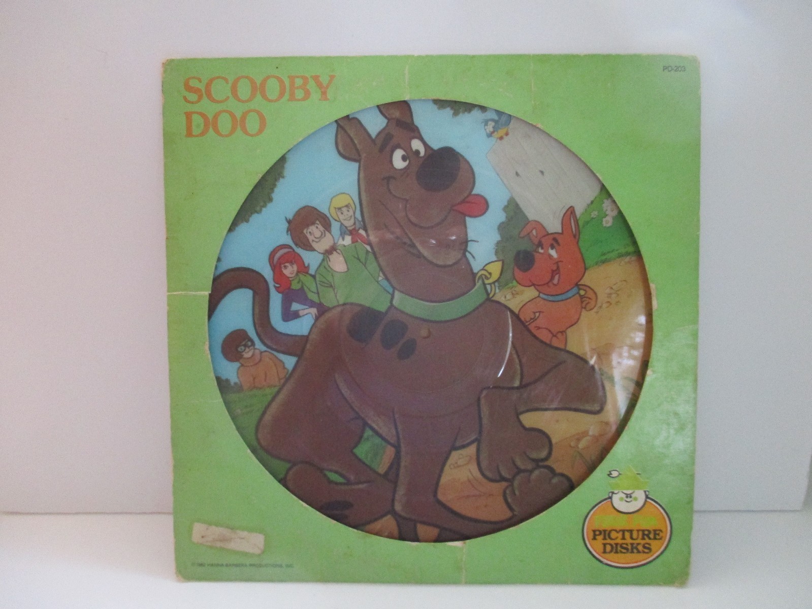 Scooby Doo Picture Disk LP 1982 Hanna-Barbera Prod. Inc.