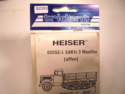 Trident 1:87  Nr. 92093  SdKfz.3  Maultier offen.  NEU/OVP