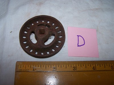 Vintage Cast Iron INDUSTRIAL Faucet VALVE HANDLE  - Steampunk - Lot D