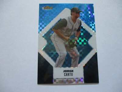 2006 Topps Finest Moment Jorge Cantu Serial #054/150 XFractor Card #91