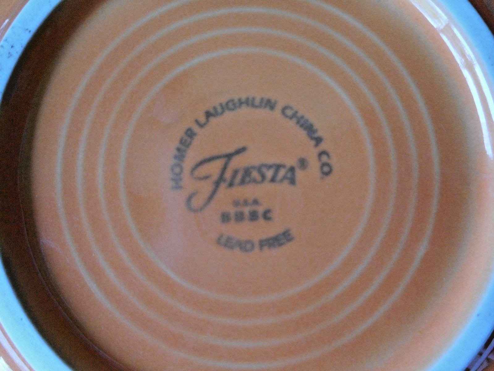 3 FIESTA Cobalt  Blue Red Yellow GLAZE 6
