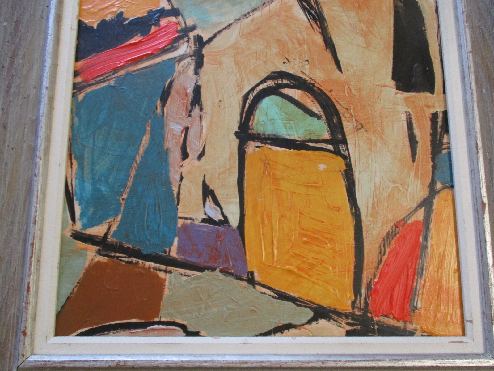VINTAGE CONTEMPORY POP PAINTING   ABSTRACT CUBISM CUBISM MODERNISM EXPRESSIONISM