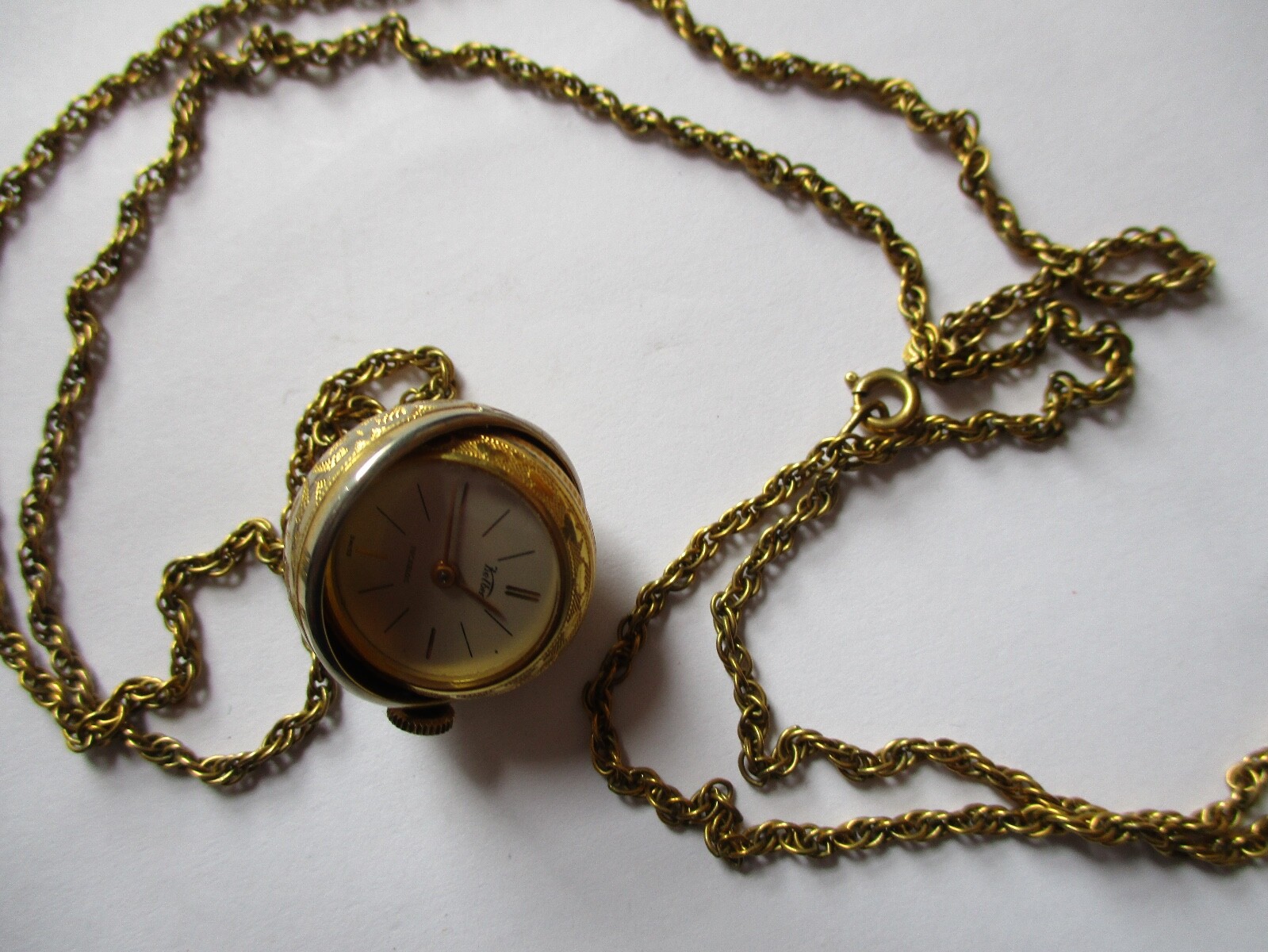 Kelbert Ball Watch Pendant with Chain