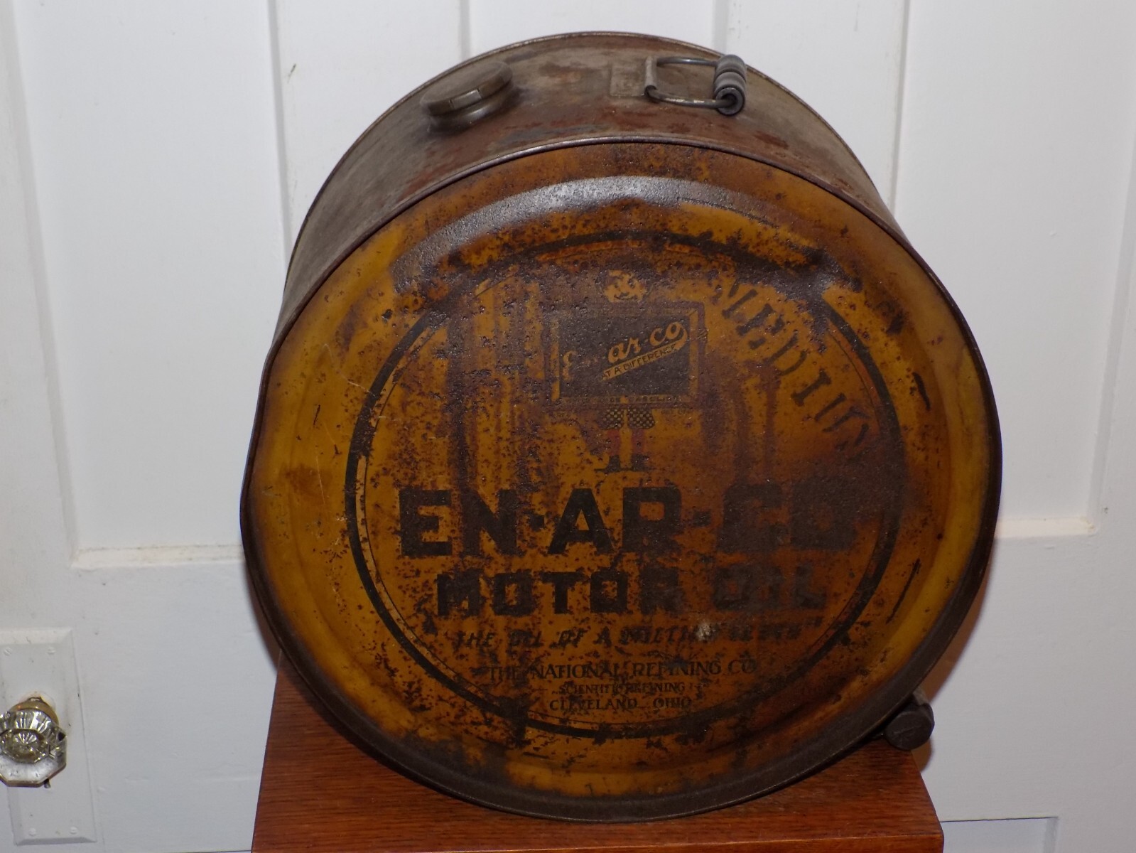 1950’s ENCO エンコ エッソ オイルドロップ ビンテージ オイル缶 ☆1950's ESSO エッソ オイルドロップ ビンテージ ハンディー