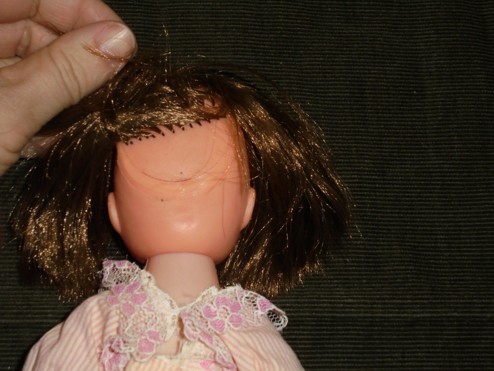 Vintage UNEEDA Little Sophisticates Girl Doll Brown Hair Dress Toy Collectible
