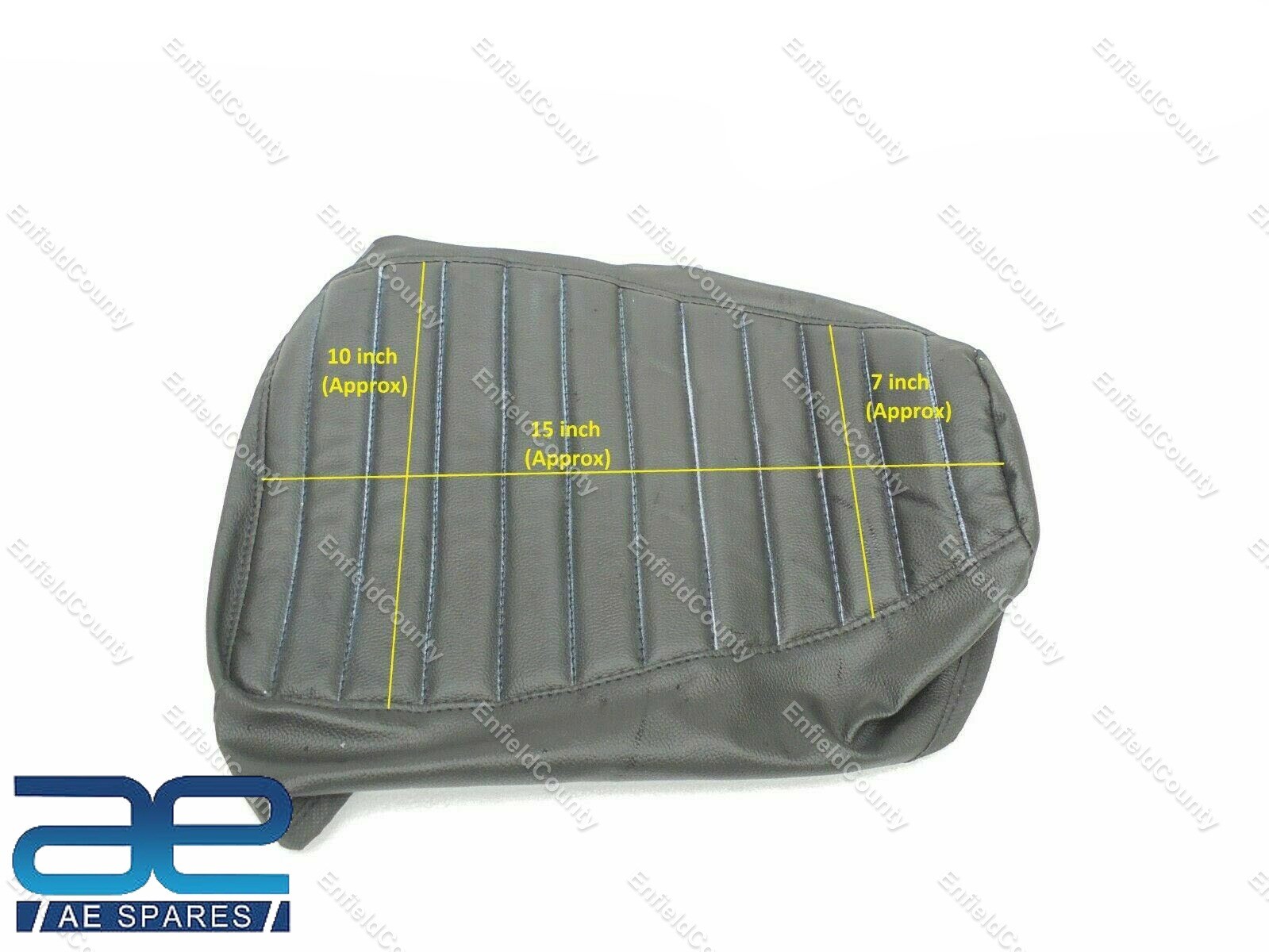 Leatherette Seat Cover Black Fits For Royal Enfield Himalayan 411cc 