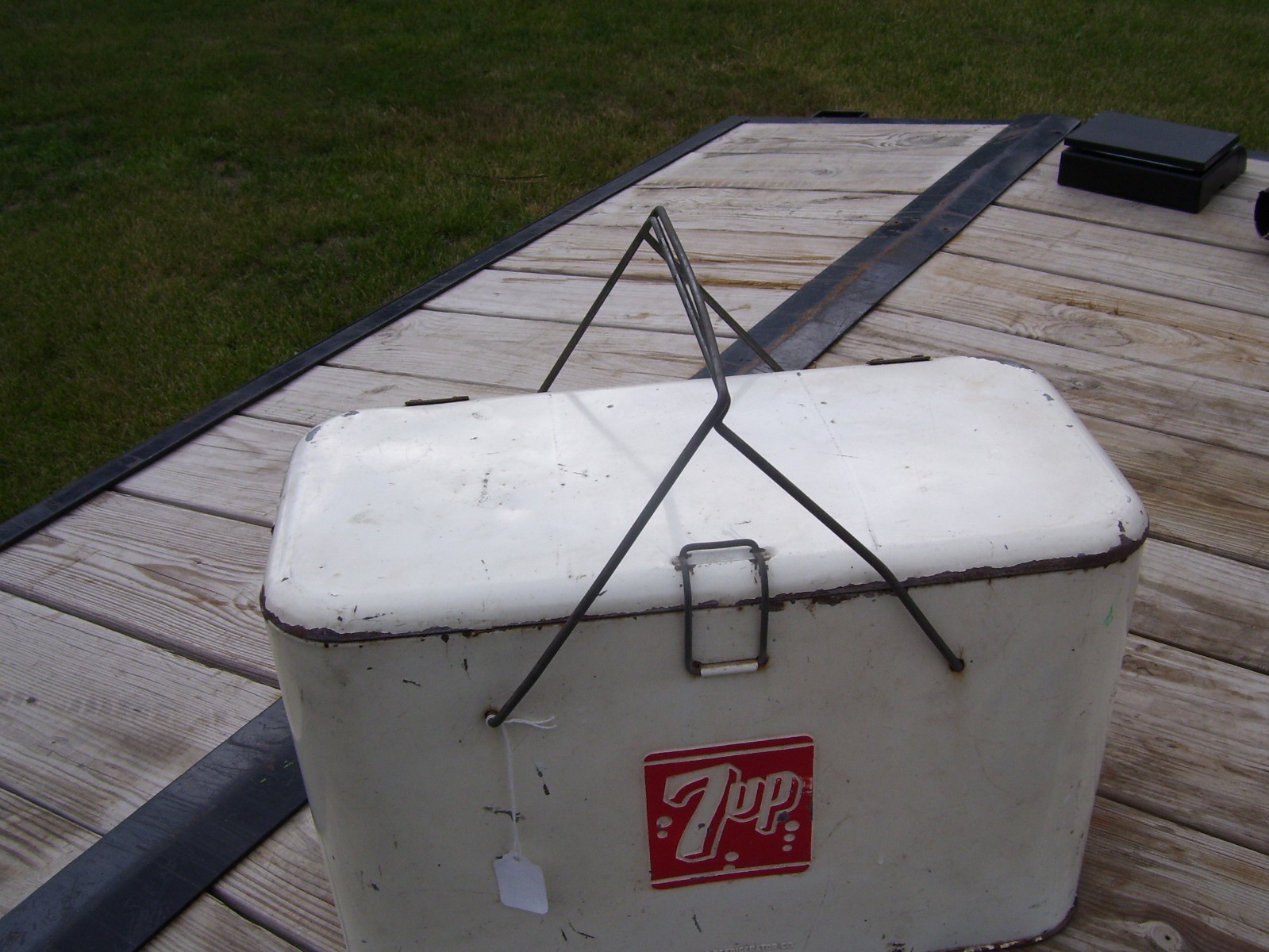 Vintage 7UP  Cooler Soda Beverage 7 UP Advertising  Ice Chest