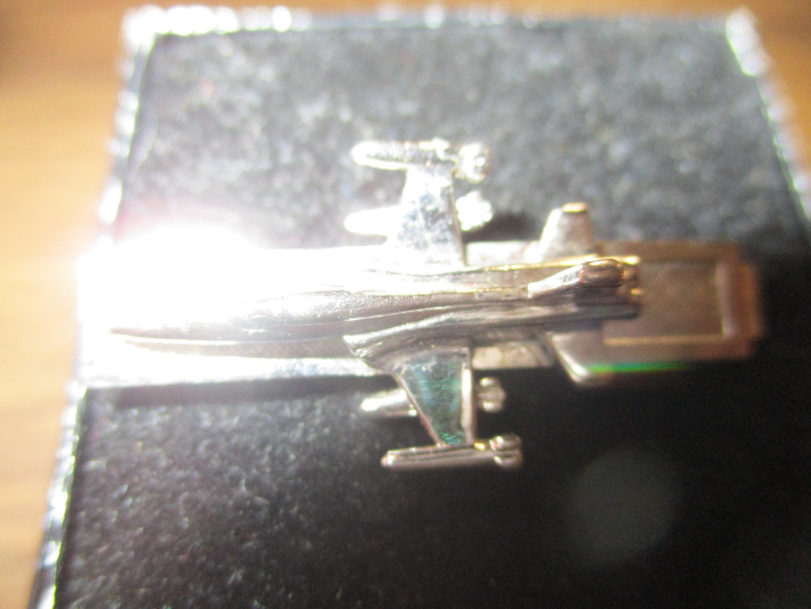 Vintage Adsco Fighter Jet Plane Tie Clip - Aviation