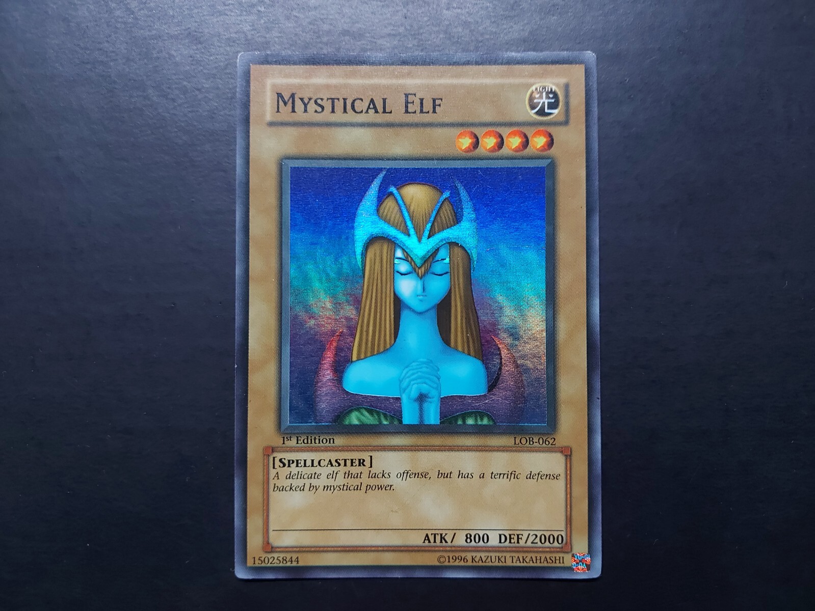 遊戯王OCG ミスティカル・エルフ 1st Edition LOB-062