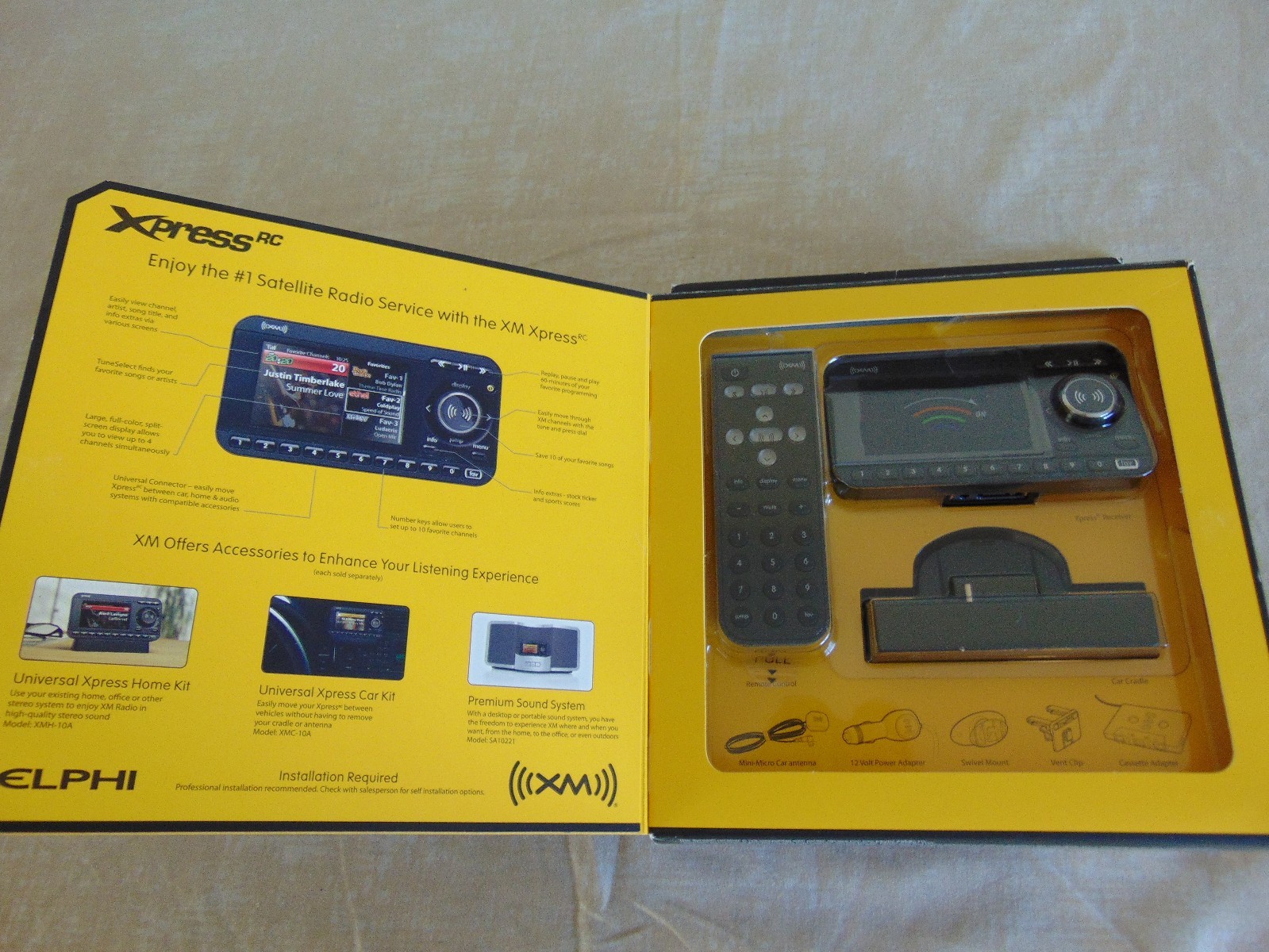 Delphi XpressRC SA10315 For XM Car Satellite Radio Receiver NEW OPEN BOX