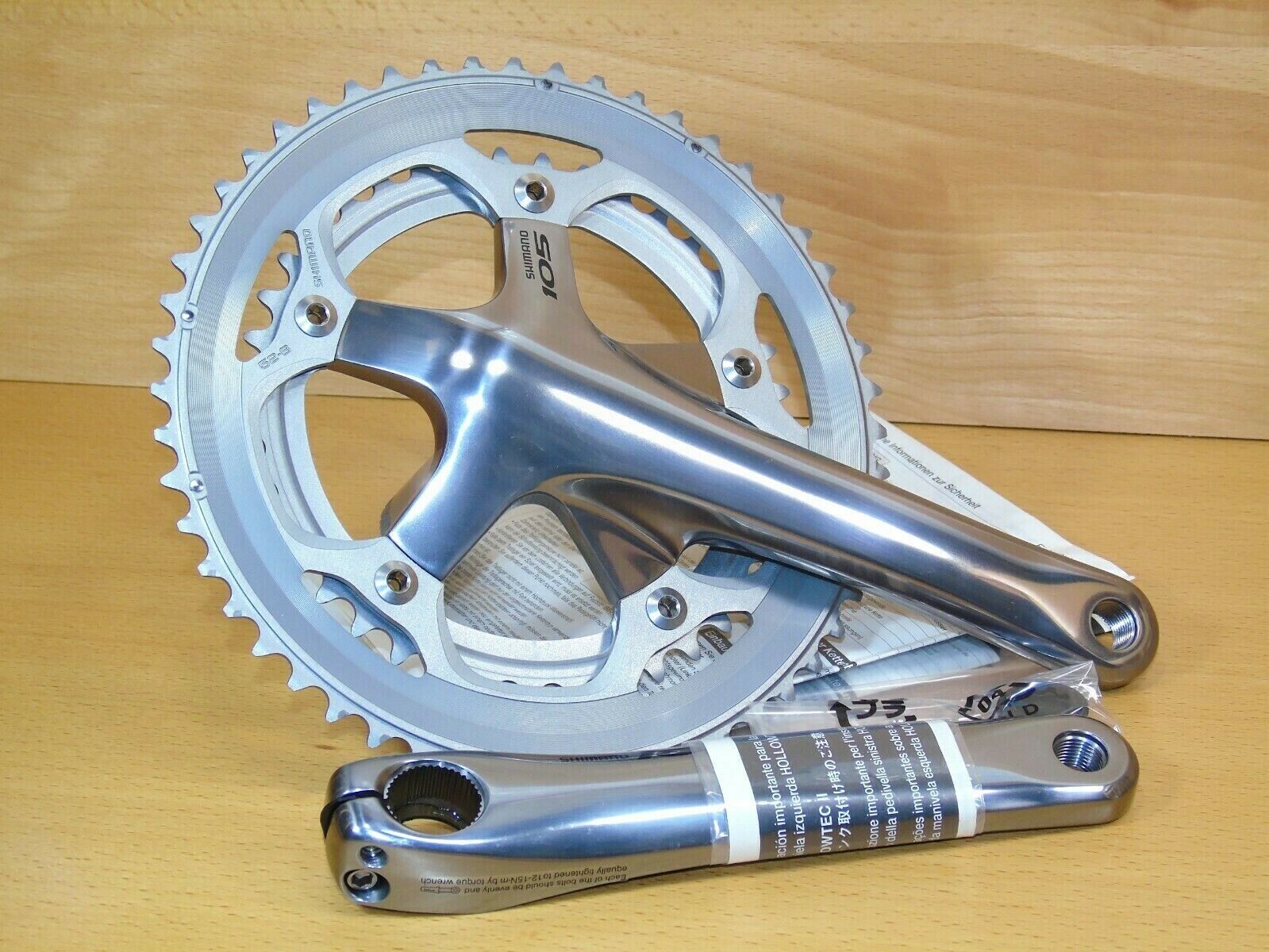 Genuine Nos Shimano 105 Crankset, FC-5600, 39/52, 10 Speed Genuine Nos Shimano 105 Crankset, FC-5600, 39/52, 10 Speed