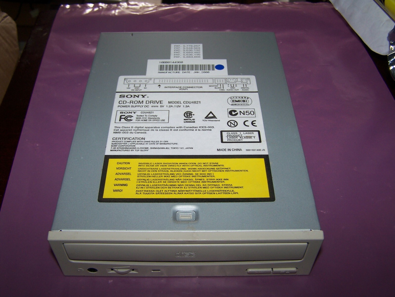 Compact disc digital audio CD収納ボックスビンテージ Compact disc digital audio CD収納ボックスビンテージ High
