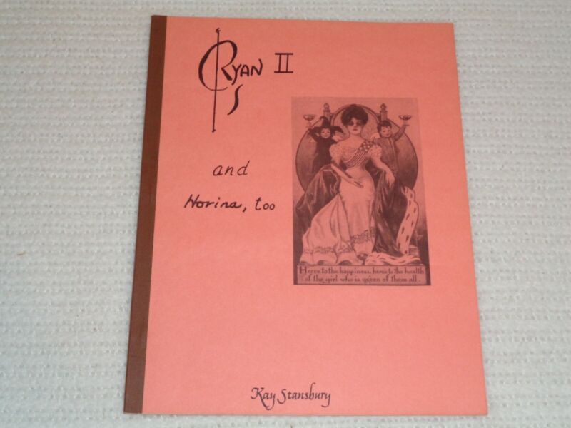 Ryan II and Hornia Too RARE SIGNED Kay Stansbury 1982 Postcard Artist Book