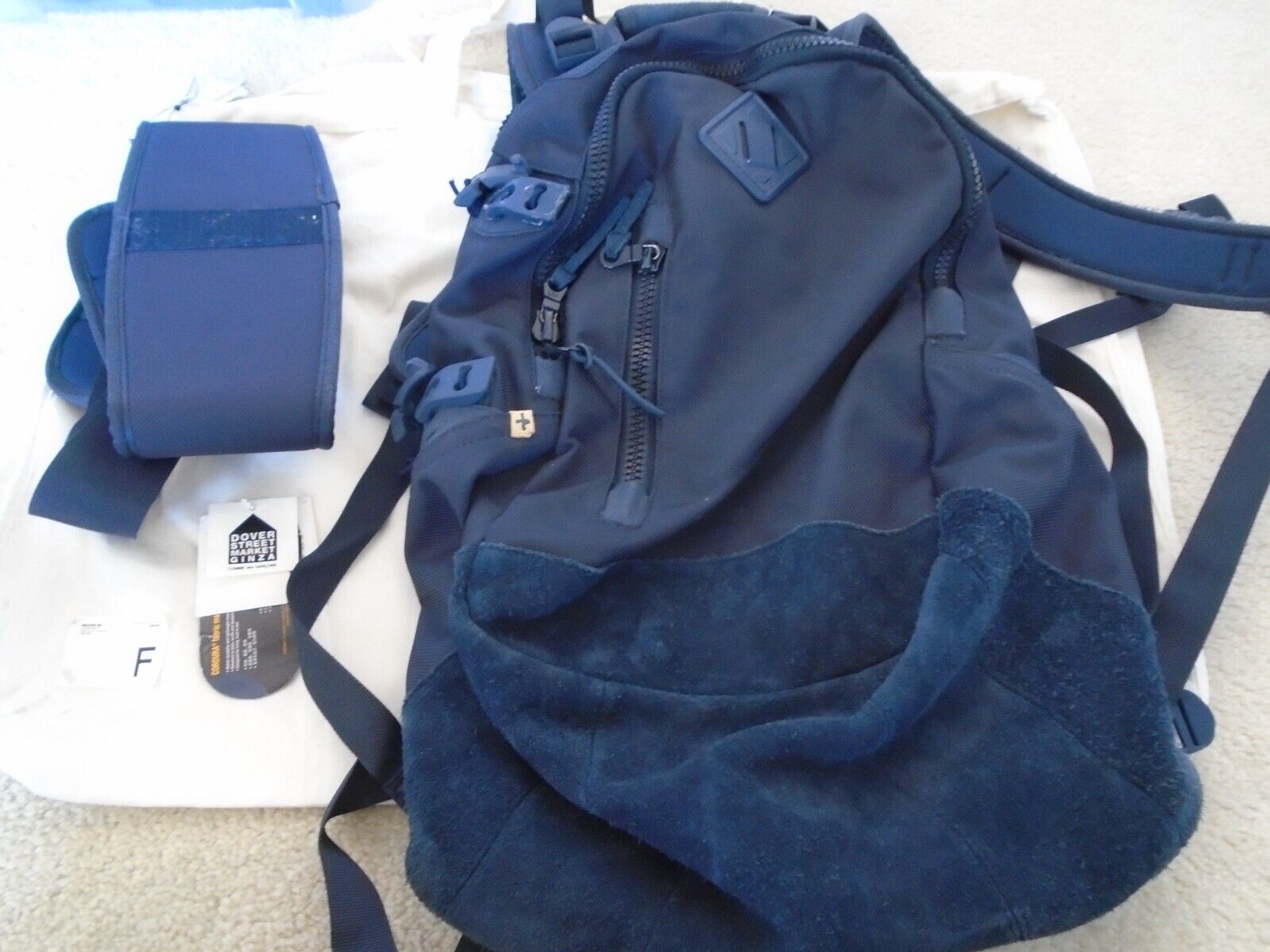 Visvim Ballistic 20L Navy Backpack Cordura Suede | eBay Visvim Ballistic 20L Navy Backpack Cordura Suede | eBay