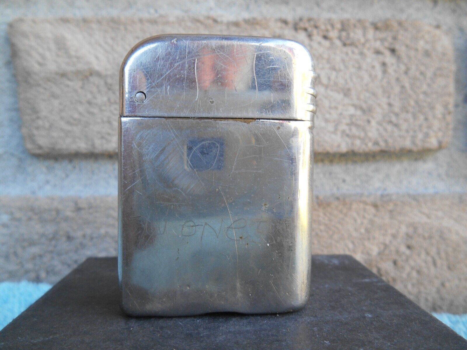 VINTAGE BOWERS #10 CHROME FLIP TOP CIGARETTE LIGHTER VINTAGE BOWERS #10 CHROME FLIP TOP CIGARETTE LIGHTER