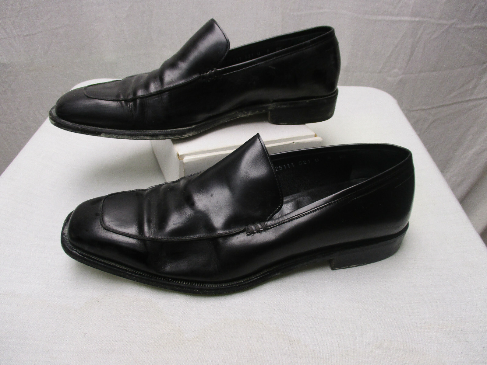 Salvatore Ferragamo Florence Men's Solid Black Slip On Shoe