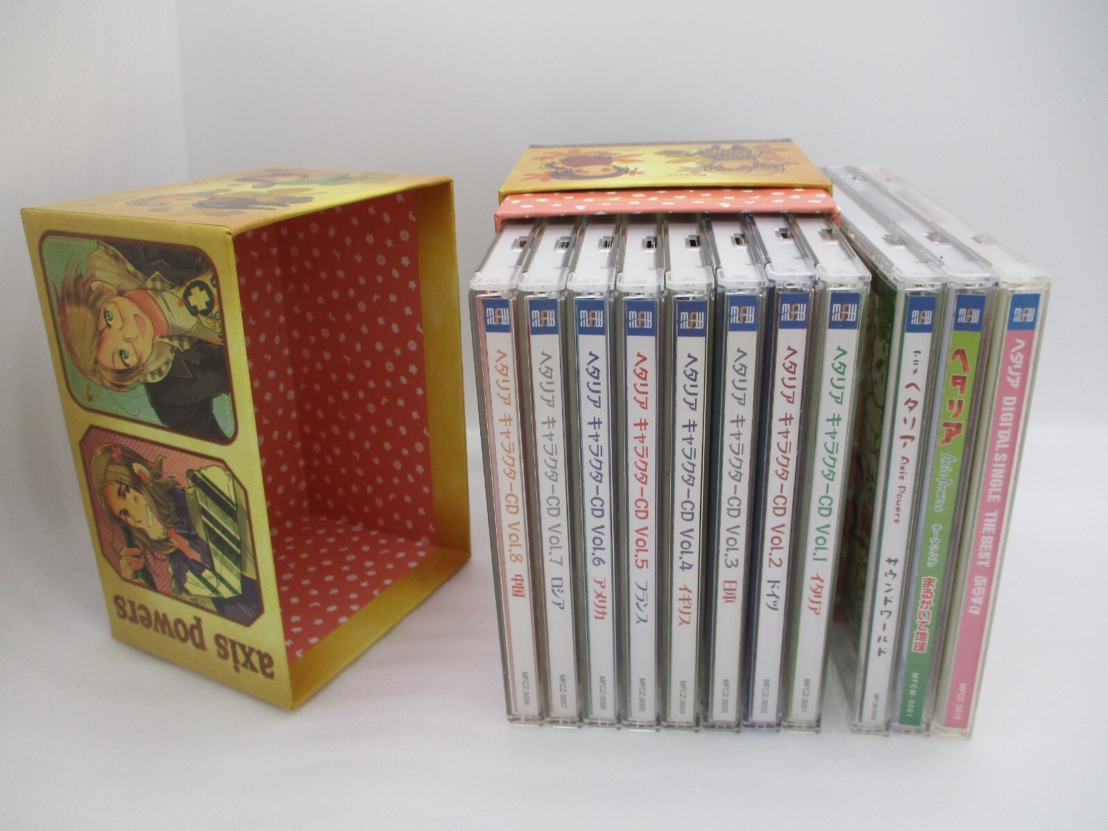 HETALIA axis powers Character CD Vol.1-8 w/Premium Box HETALIA axis powers Character CD Vol.1-8 w/Premium Box