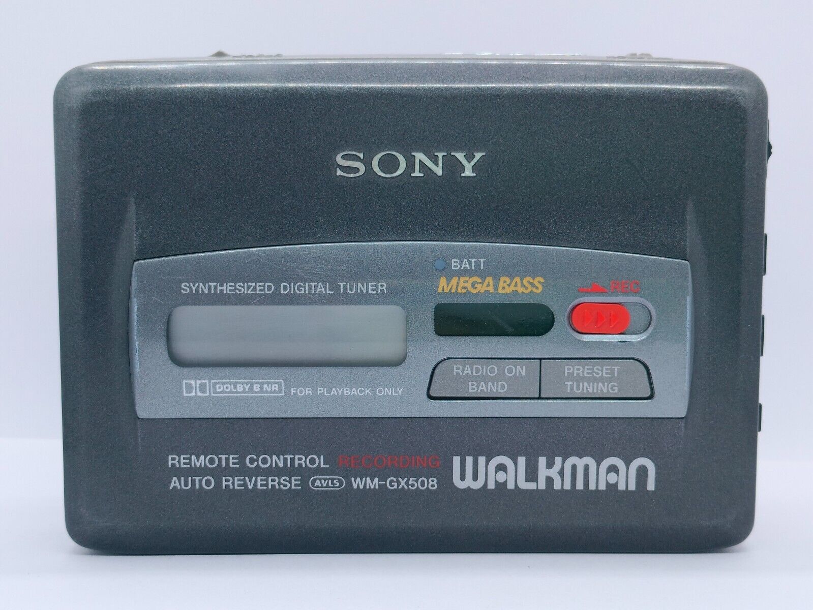 Sony GX 508 Walkman Cassette player No power Dead for parts Sony GX 508 Walkman Cassette player No power Dead for parts