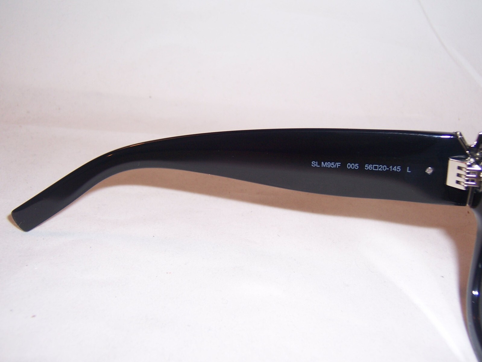 Pre-owned Saint Laurent Sunglasses Sl M95/f 005 Black/gray Polarized Authentic 95