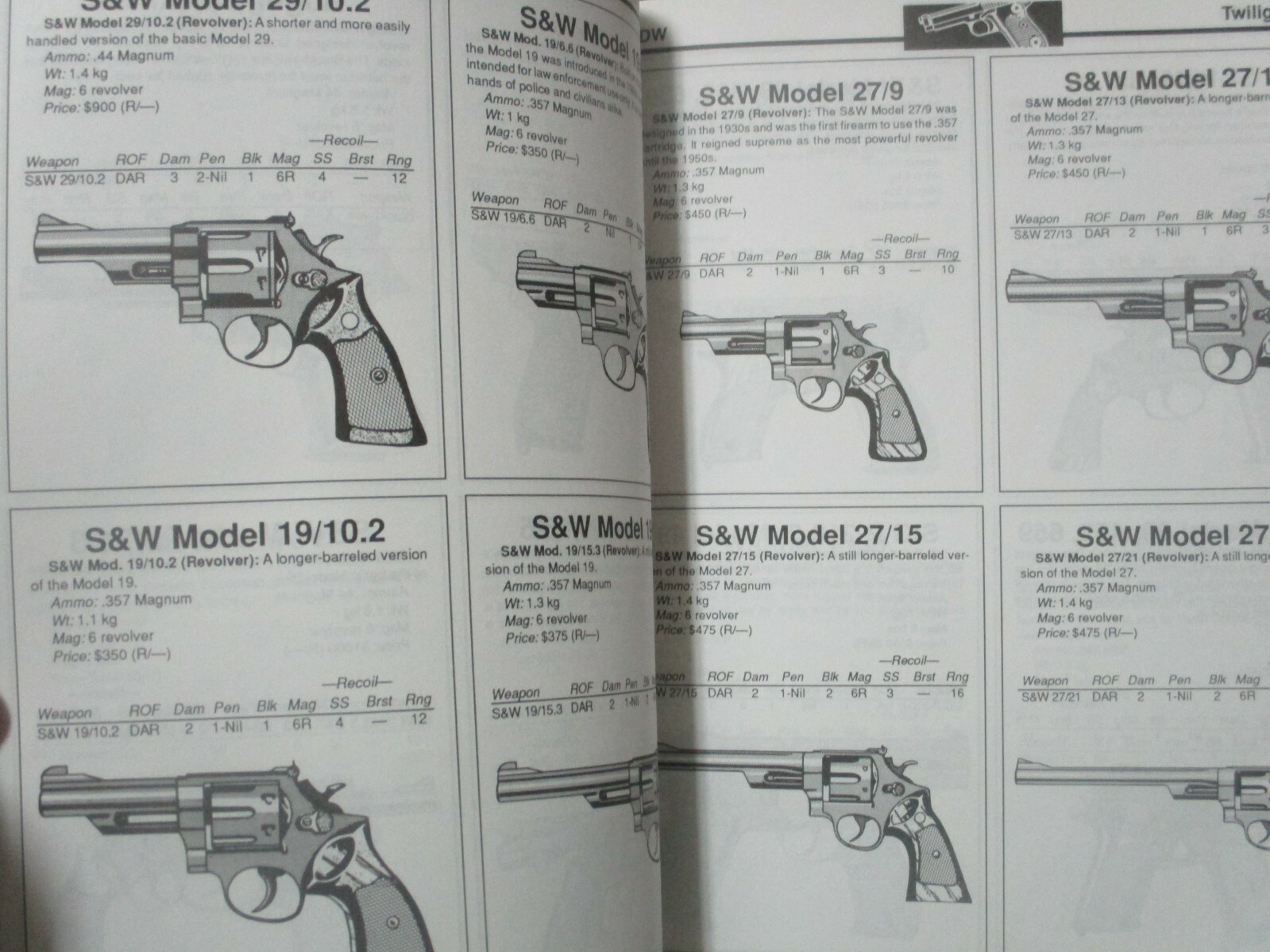 GDW Twilight: 2000 2nd Edition Infantry Weapons of the World accessory