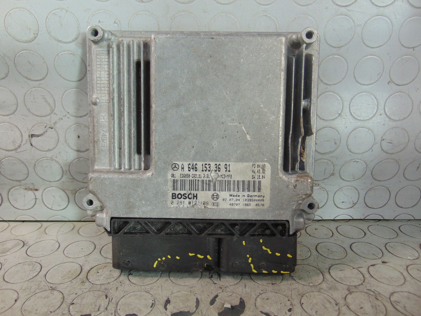 CENTRALINA MOTORE MERCEDES VIANO 639 2010 A6461533691 *DANNEGGIATA*
