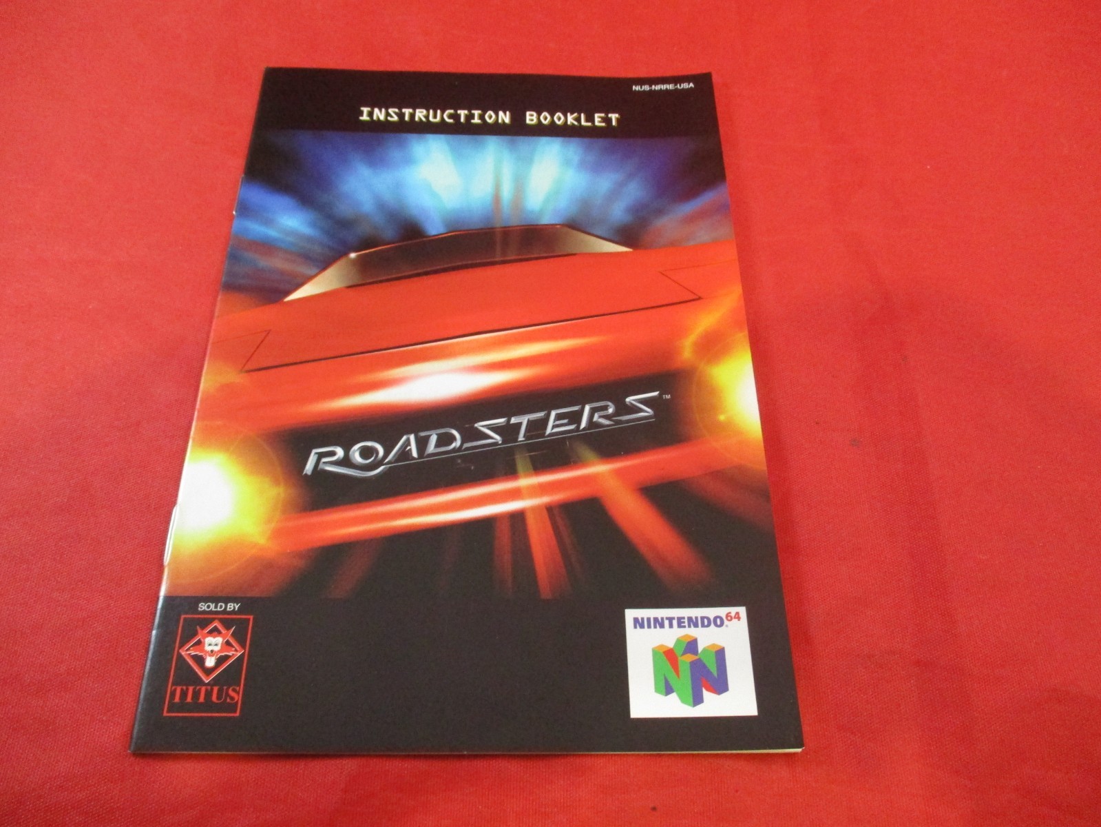 Roadsters Nintendo 64 N64 Instruction Manual Booklet ONLY | eBay