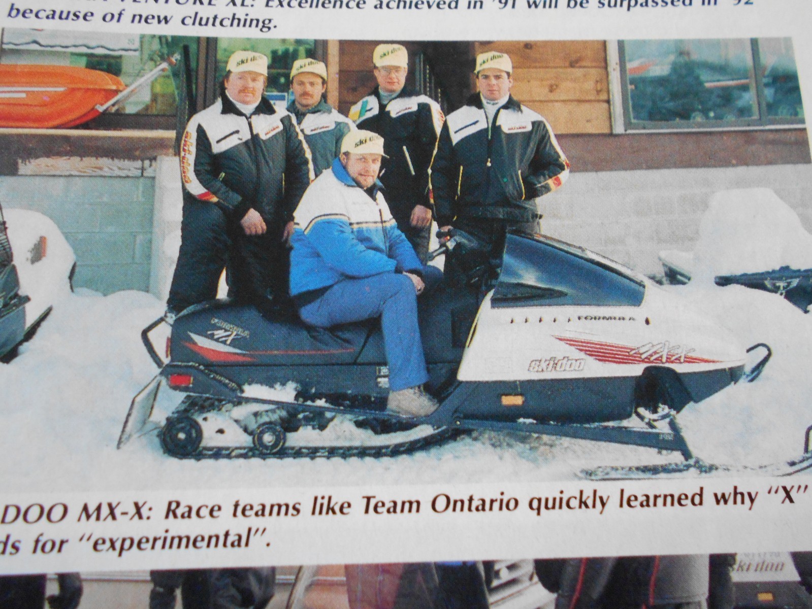 Vintage Supertrax Snowmobile MAGAZINE race 1992 Ski-Doo Formula Mach I 1 Plus