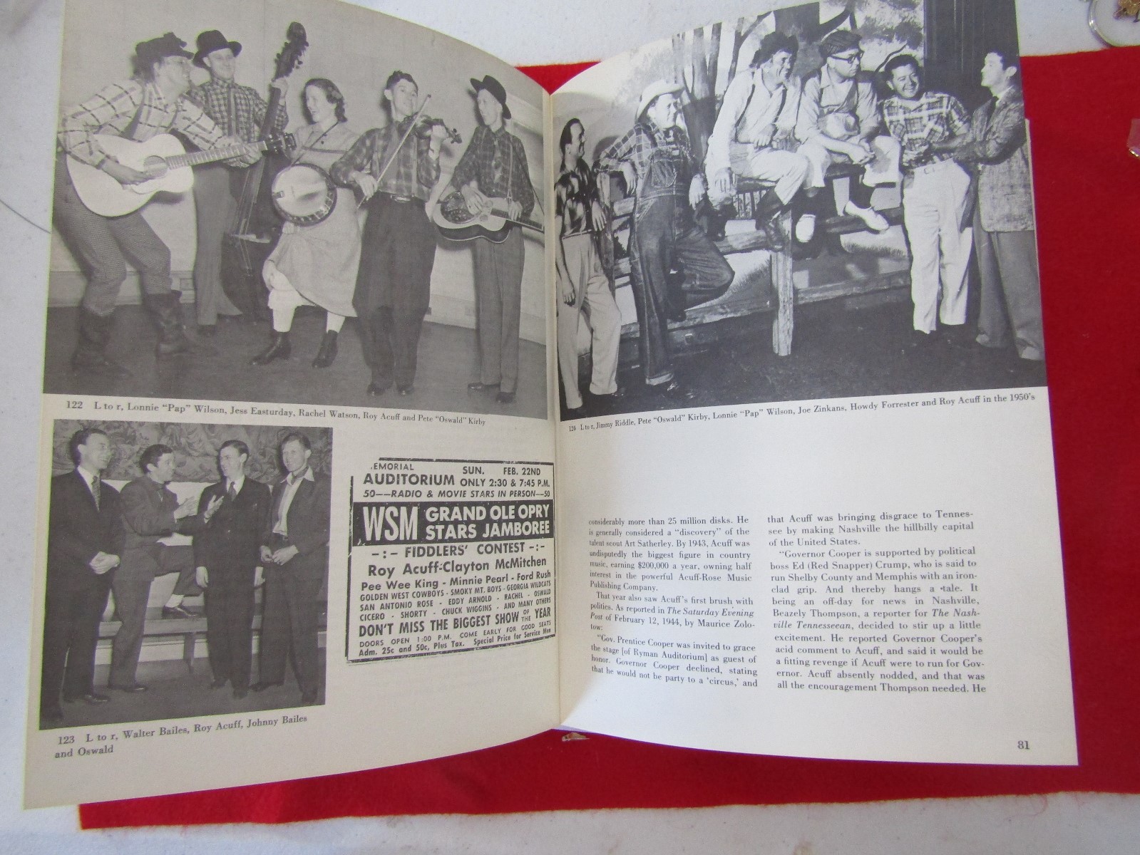 The Country Music Story by Robert Shelton & Burt Goldblatt HC 1971 2nd Print B39