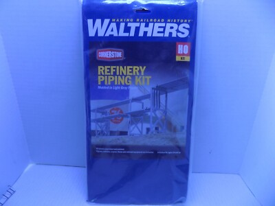 REFINERY PIPING KIT HO  SCALE  BY WALTHERS KIT #933-3114 NEW SEALED BOX