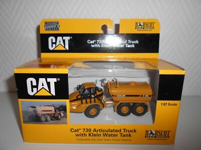 1/64 NORSCOT CAT 730 ARTICULED TRUCK KLEIN WATER CAMION CITERNE A EAU REF55141