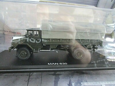 MAN 630 LKW oliv Bundeswehr Pritsche Plane Armee Army NEU Premium Classixs 143 