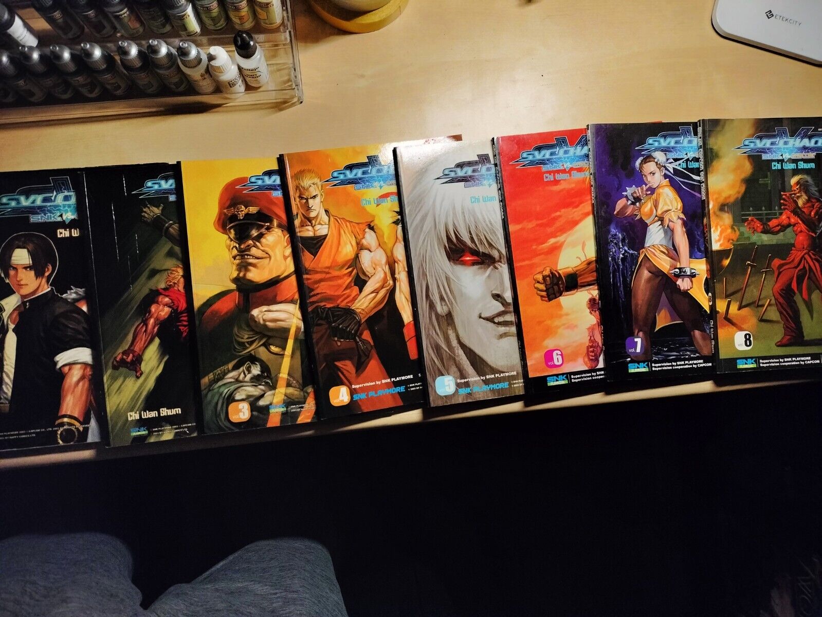 SVC Chaos SNK vs. Capcom Complete Set Vol 1-8 Comics RARE SVC Chaos SNK vs. Capcom Complete Set Vol 1-8 Comics RARE