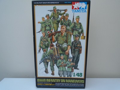 Tamiya 32530 WWII German Infantry On Maneauvers 1/48 SPARES INCOMPLETE