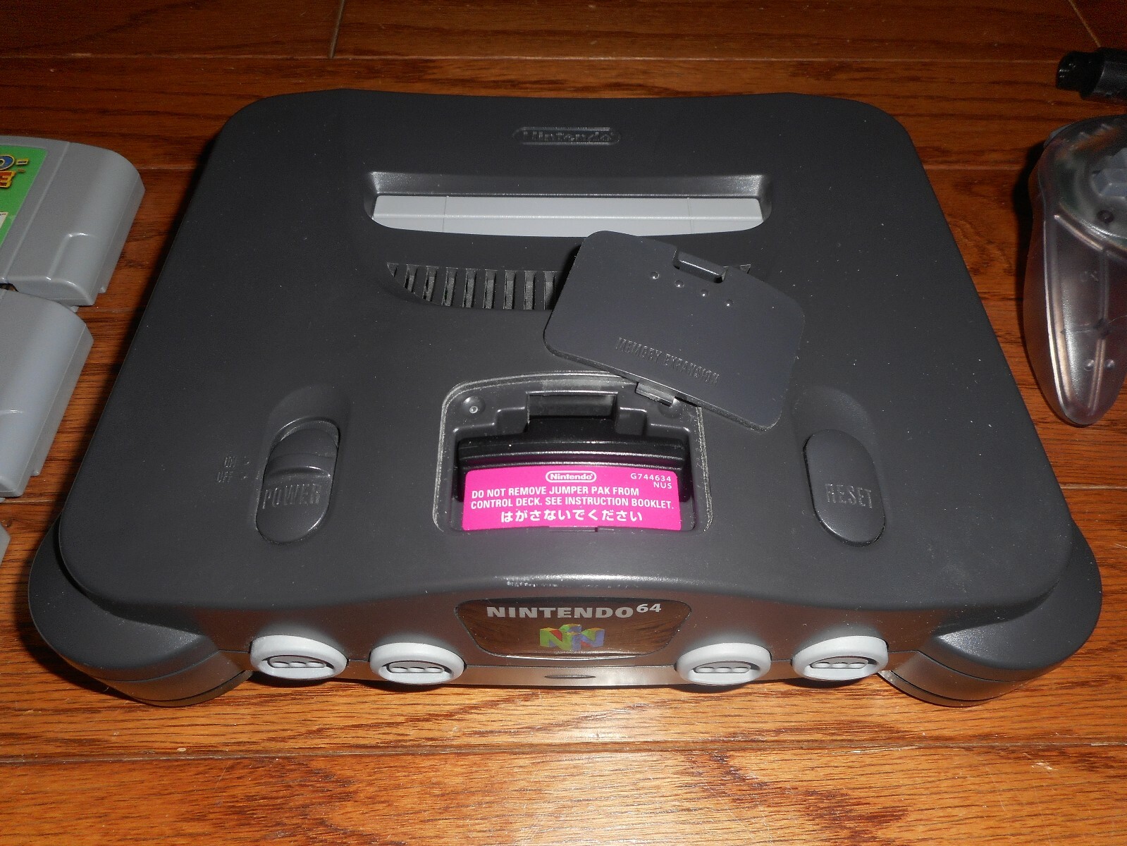 AUTHENTIC N64 Lot console, 3 games, 2 controllers Nintendo 64 Pokemon Banjo set