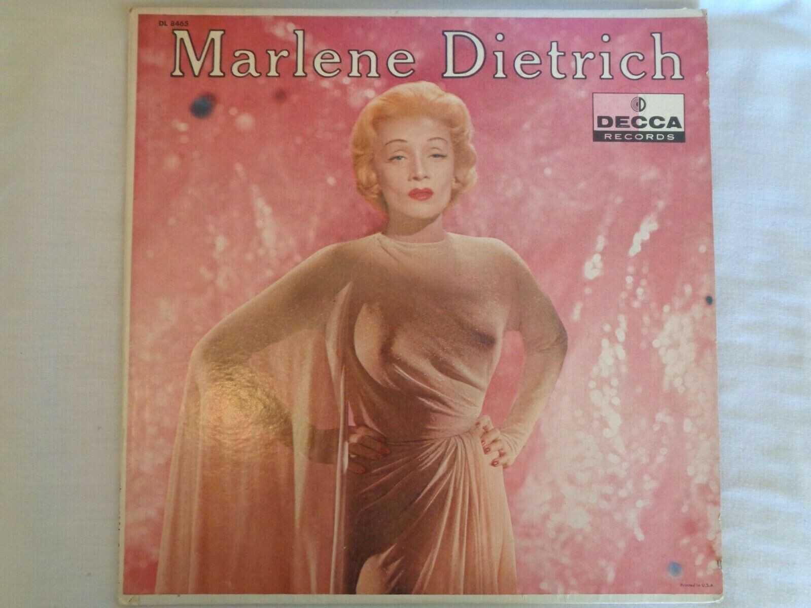 Marlene Dietrich Decca Records DL 8465 LP (#4385) | eBay