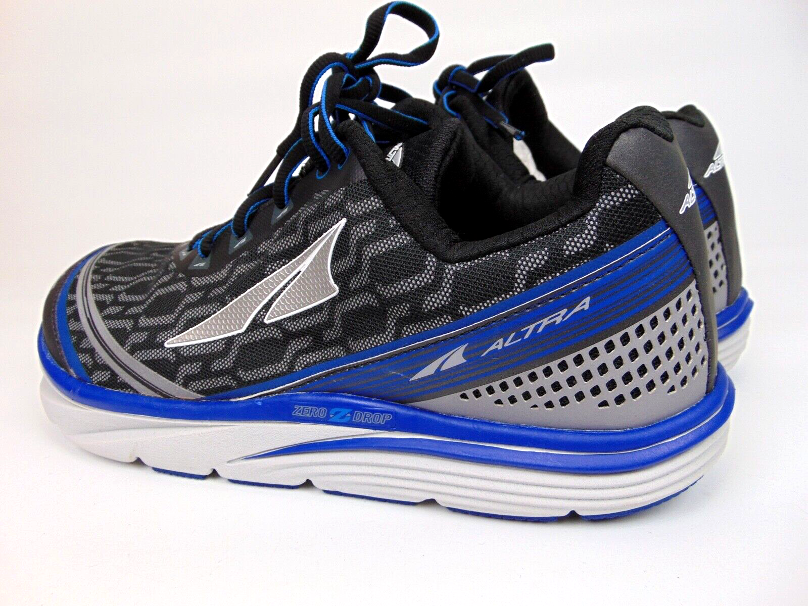 NEW! ALTRA Men's Torin IQ Road Running Athletic Shoes, Size 10.0 Med, Black Blue