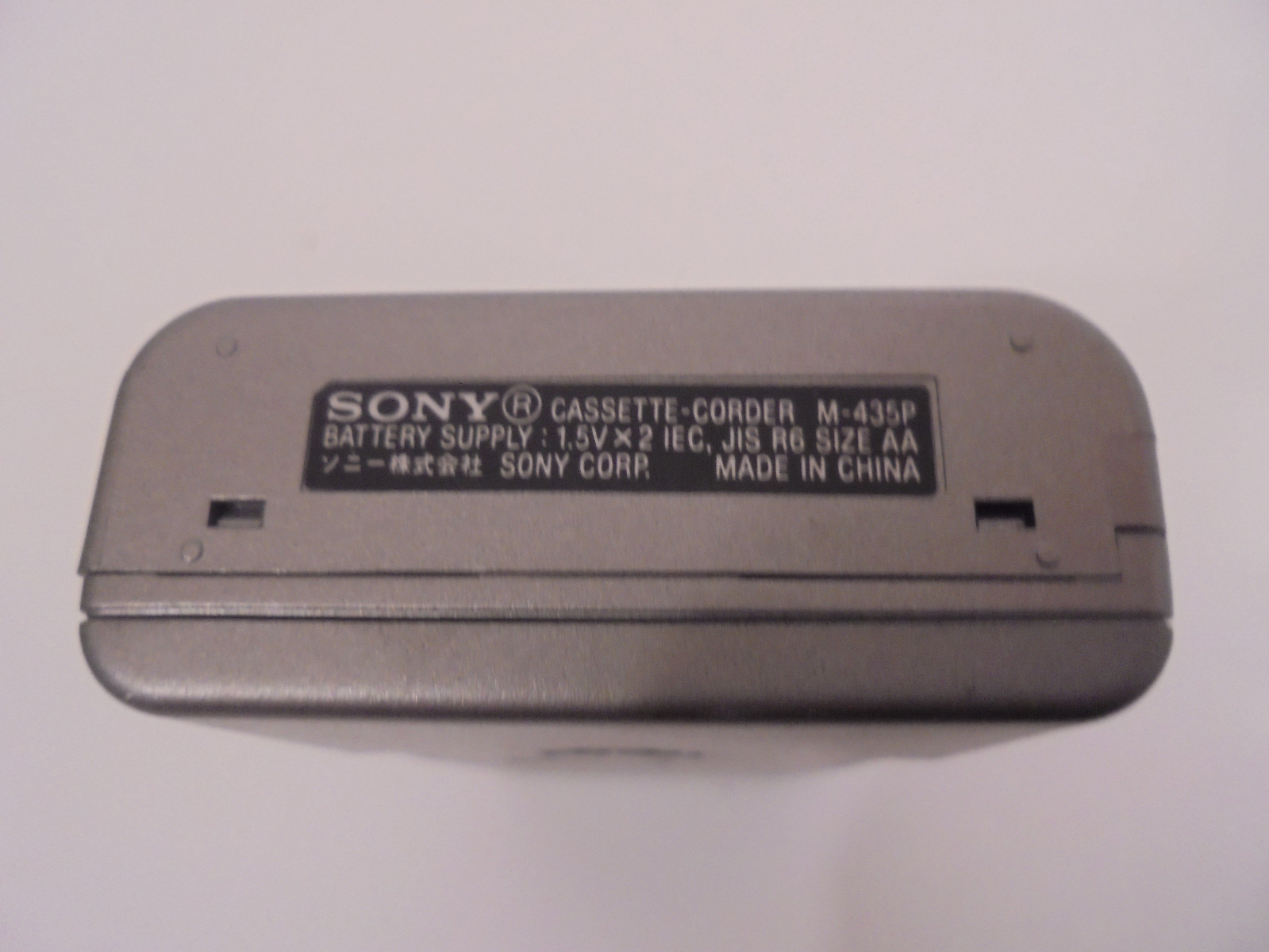 Sony M-435P PressMan Hand Held Micro Cassette Voice Recorder - TESTED