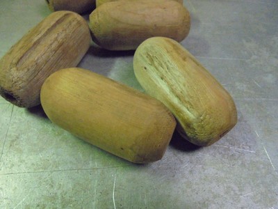 Vintage Seven Wood Fish Net Floats