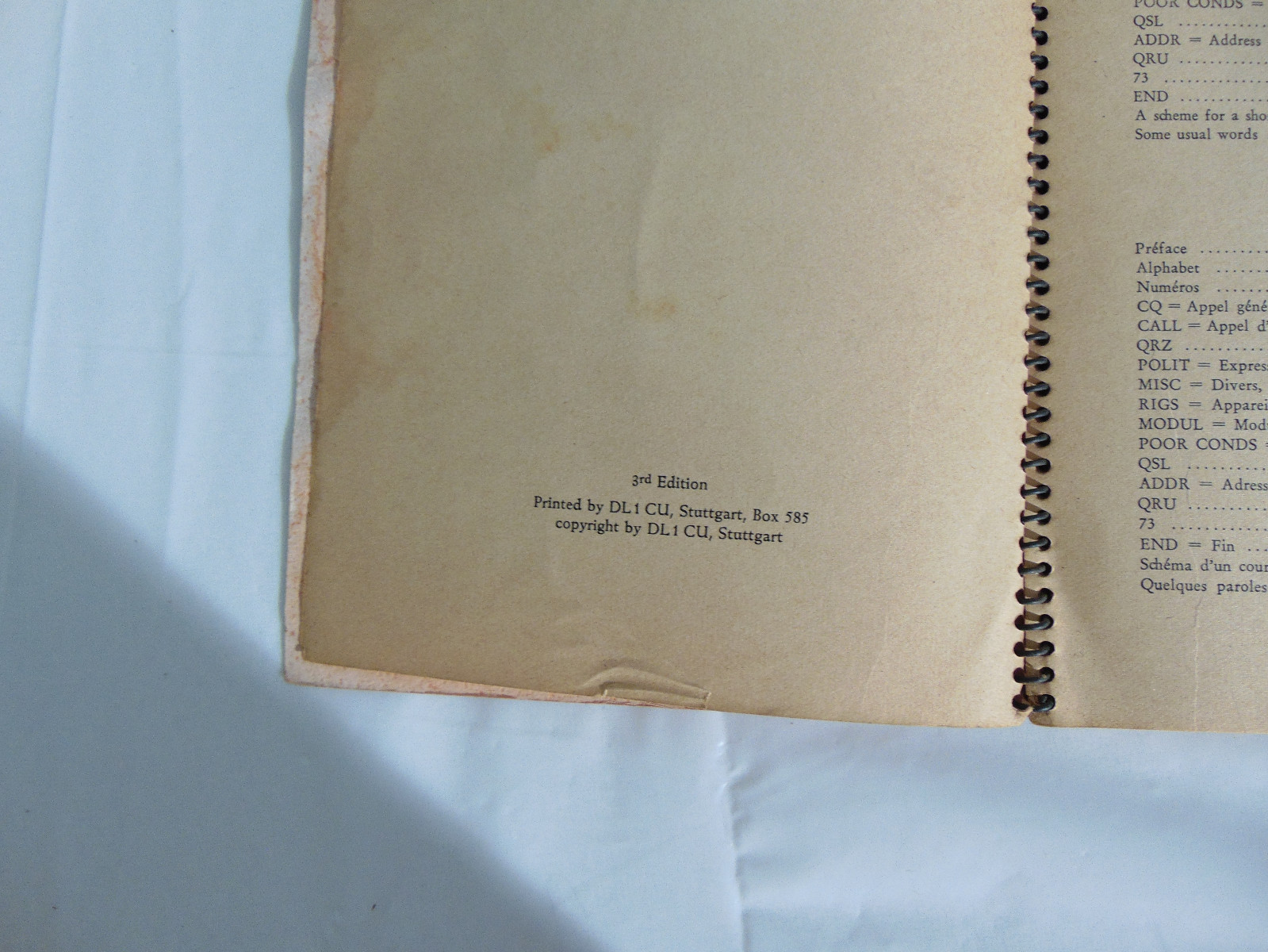 1958 HAM'S Interpreter By OH 2 SQ 3rd Edition Amateur Radio Dictionary Germany