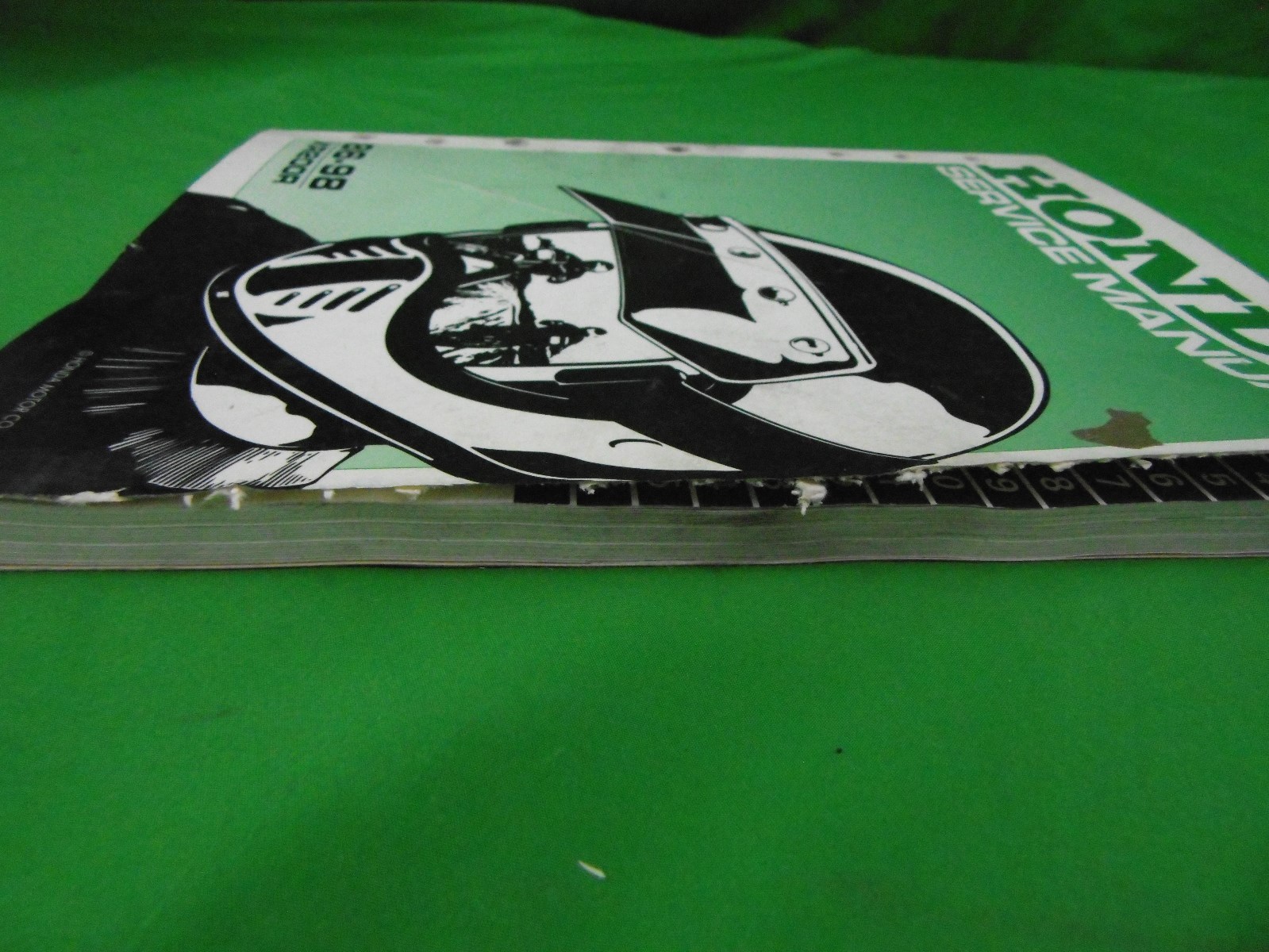 This Listing is for a Used Genuine Honda 1986 - 1998 XR200R Service Manual  - Used condition - Front Cover has some damage along edge, See Pictures ...