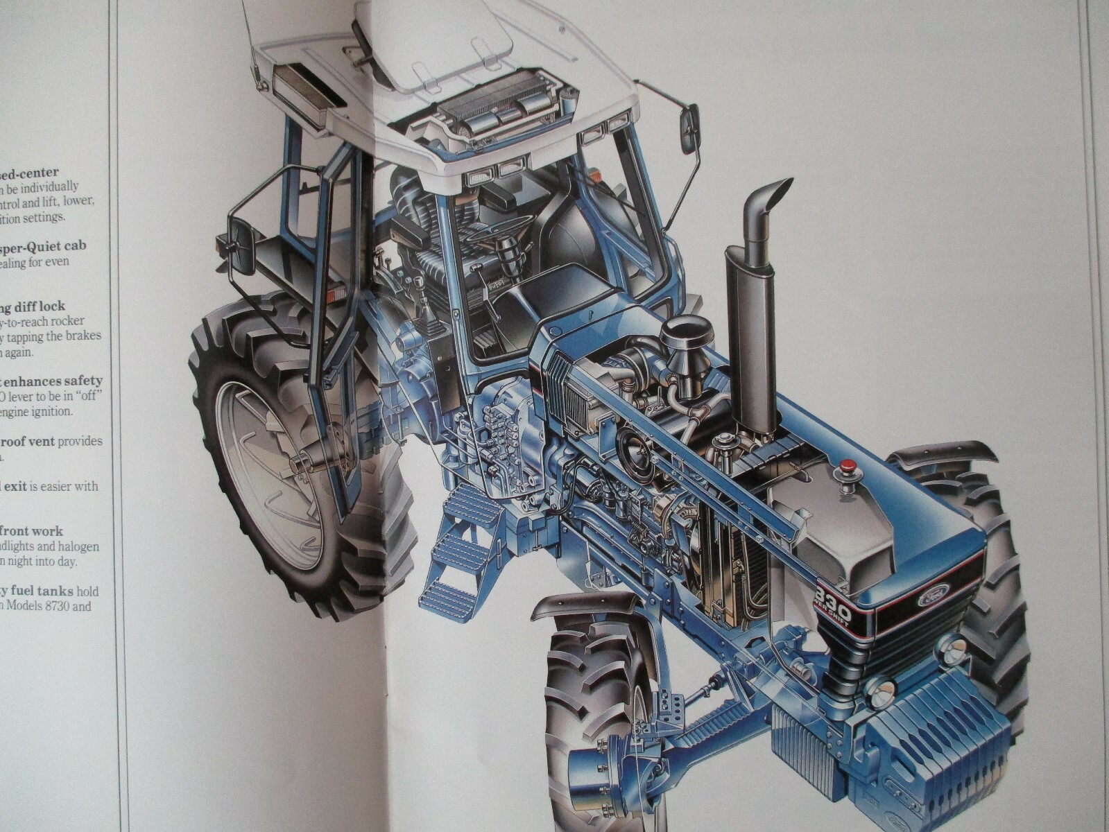 2 Ford Dealer Catalogs for TW Series and 80 Series Tractors